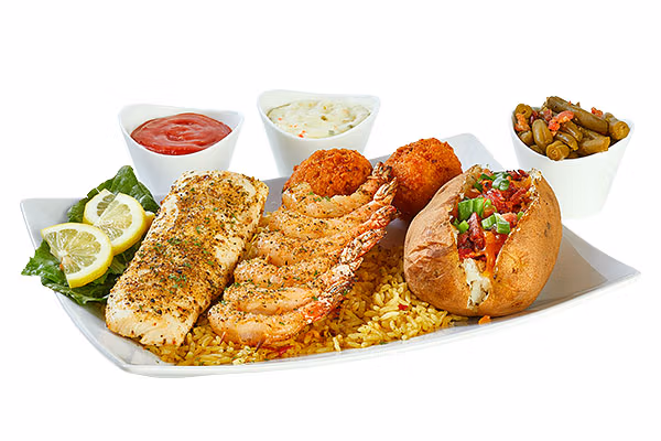 Mahi & Shrimp seafood menu jacksonville