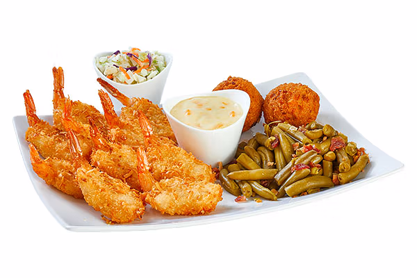 Coconut Shrimp Dinner seafood menu jacksonville