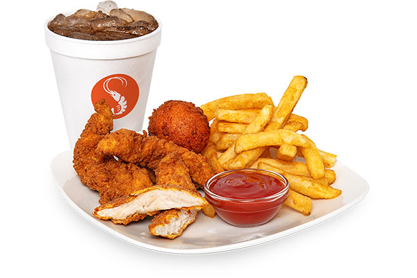 Kids Chicken Dinner seafood menu jacksonville