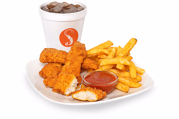Kids Fish Dinner seafood menu jacksonville